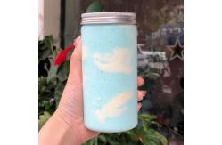 China PET Plastic Beverage Bottles Clear Glass Bottles With Aluminium Screw Cap supplier
