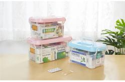 China Stacking Clear Plastic Stacking Storage Boxes Bins With Lid supplier