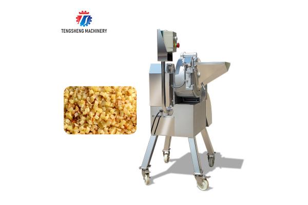 Silvery Intact Dicing Vegetable Dicer Machine Banana cutting Adjust Valves