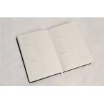 Sturdy Elastic Band Time Schedule Planner , Suede Feel Synthetic Leather Agenda Planner