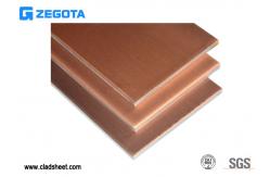 China Hot Rolled 3 Layer 0.01mm Copper Clad Steel Sheet supplier