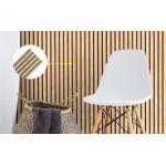 12mm Thickness Polystyrene Wall Panel Laminated Wood Garin Color for sale