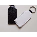 Leather Sublimation Custom Blanks Keychain Heart Round Rectangular Shapes