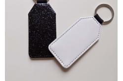 China Leather Sublimation Custom Blanks Keychain Heart Round Rectangular Shapes supplier