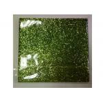 Light Green Frosted Chunky Glitter Fabric 0.55mm Thickness For Shoes And Wallpaper for sale