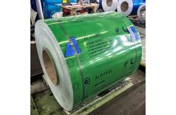 China 0.38mm Thickness Customised Pattern Laminated Colour Coated Aluminium Coil With Recyclable Material supplier
