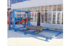 China Portable Circular Sawmill, Double Saw Blade Angle Sawmill Cutting Log supplier