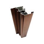 Quality Light Wardrobe Aluminium Profile System For Cabinet Closet Sliding Door for sale