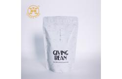 China Gravure Printing Standing Zipper Pouch Coffee Packaging With Aluminum Foil supplier