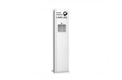 China Infrared Sensor 10L Free Standing Hand Sanitizer Soap Dispenser supplier