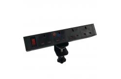 China Office Home ABS Multimedia Desktop Power Outlet With Clip supplier
