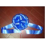 Windshield Pom Pom Bow ribbon for wedding car , large gift loop bows for ceremony for sale