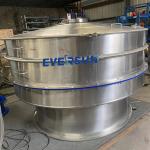 Food Powder Sieving Machine Rotary Sieve Machine For Wheat Flour Starch Processing