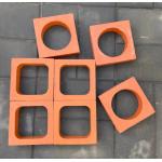 Hollow Brick Facade Exterior Clay Wall Tile 200*200mm Partition Screen Terracotta Breeze Blocks for sale