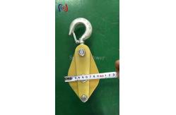 China Nylon Sheave Hoist Sheave Tackle Stringing Tools 5KN - 50KN Transmission Line Tool supplier
