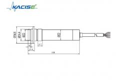 China Titanium Alloy Fluid Level Meter Transmitter Two / Three Wire For Submersible Marine supplier