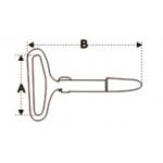 3726 Square Shaped Fixed Eye Quick Release Brass Snap Hook Bronze Spring Snap
