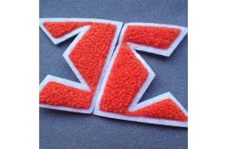 China Heat Transfer Polyester Laser Cut Embroidery Patches For Jackets supplier