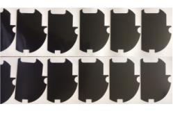 China Shiny Black PET Die Cut Mylar Reflective Sheeting Fire Retardant supplier