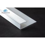 Electrophoresis  Aluminium Floor Edge Trim Water proof 1.0mm Thickness Anti-Slip for sale