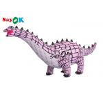 1m / 3.3ft Tall Life Size Inflatable Ankylosaurus Dinosaur With Blower For Yard Decor for sale