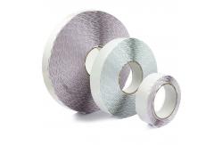 China Wave Edge Double Sided Zipper Tape Clear 80microns For Carton Packing supplier