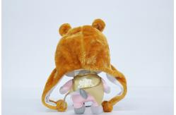 China Flexible Brown Soft Plush Toys Squirrel Shape One Piece Design 25 * 40CM supplier