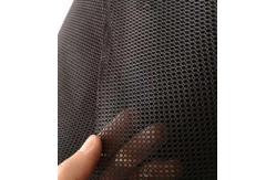 China Single Layer Polyester Mesh Fabric , Black Stretch Poly Mesh Netting Cloth supplier