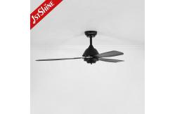 China 1stshine Ceiling Fan with 6 Speed Remote Control Standard Wind Black Metal Blades supplier