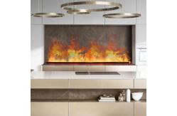 China Waterproof Led Electric Fireplace Freestanding Safe for Children Dump Automatically Shuts Off supplier