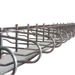 Cattle 9JY Type Acid Proof Free Stall Dairy Barn for Livestock for sale