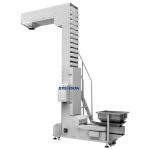 Stainless Steel Vertical Belt Lifting Z Type Conveyor System for sale