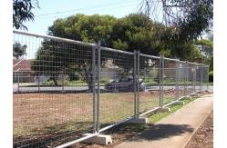 China Secure galvanized movable fence temporary fence steel  temporary fence supplier