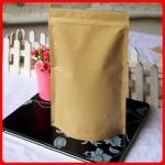 k Kraft Paper Shopping Bag Stand Up 3 Side Sealed Rectangle for sale