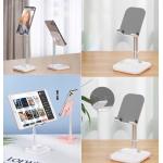 Alu Alloy ABS Silicone Cell Phone Stand For Desk Adjustable for sale