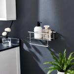 Exquisite Craftsmanship Bathroom Organiser Caddy Basket Shelf Polishing Stainless Steel 304 for sale