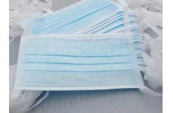 China Earloop White Disposable Face Mask 3 Ply With Easy Adjustable Elastic supplier