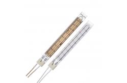 China Gold Coating Twin tube halogen Infrared Heating Lamp supplier