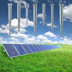 500~2500 Mm Length 76*1600/2000/2500 Ground Screw Piles PV Mounting Brackets Solar Panel Mounting System for sale