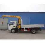DFAC 3 Ton Knuckle Crane Truck 4X2 Drive Wheel Vehicle Mounted Crane Euro 3 for sale
