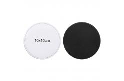 China Round And Square Coaster Blanks For Sublimation Leather Coasters With Logo supplier
