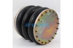 China New Firestone W01-358-7286 Air Spring With Flang Ring Triple Convoluted Bellows supplier