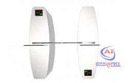 China Intelligent Face Recognition Pedestrian Barrier Gate Sliding Turnstile Gate QR Code Reader supplier