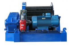 China Pendant Line Control Manual Fast Sliding Electric Winch For Mine supplier