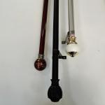 22 Inch Single Track Ceiling Mount Steel Pipe Curtain Rods for sale