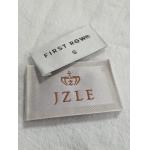 Custom Embroidery Patches Neck High Density Woven  Luxury Labels For Shoes