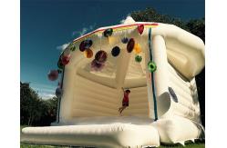China Custom Made Carpa Hinchable Inflatable Party Tent White Bouncy Castle For Wedding supplier