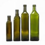 0.5L Marasca Olive Oil Disposable Glass Storage Bottles BPA Free With Metal Lid for sale