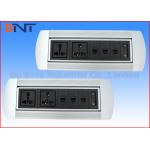 Multi Functional Hotel Desktop Rotation Power Socket With Extension Connected Cables for sale