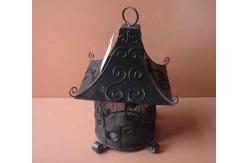 China Rust Proof  Iron Metal Bird Feeder / Garden Bird House Feeder Support OEM supplier